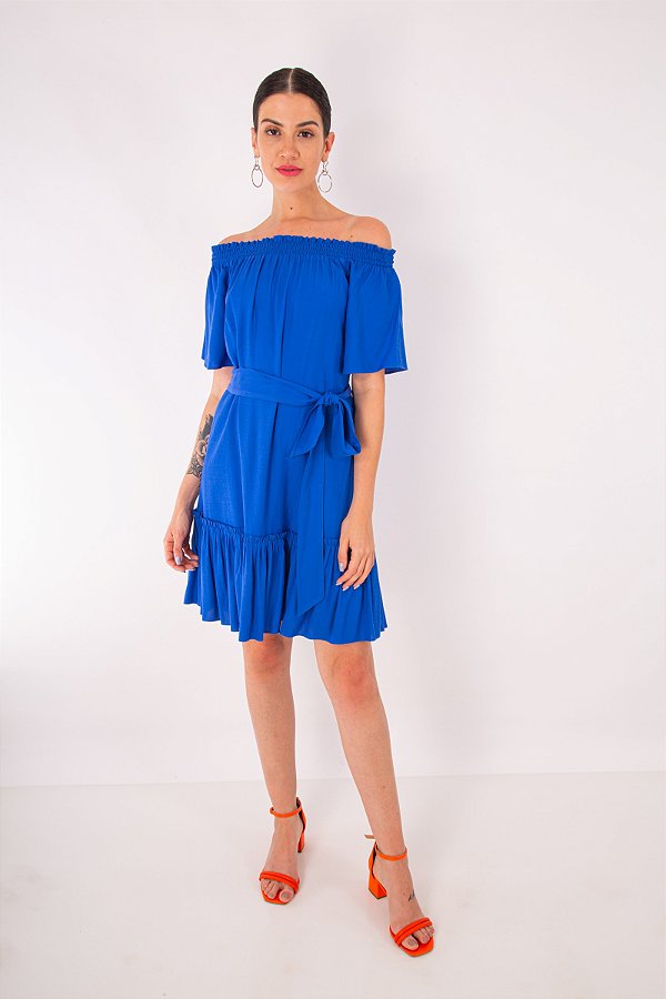 VESTIDO MALU MYKONOS BLUE