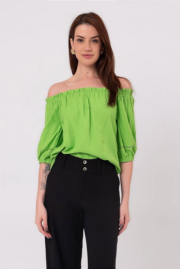 BLUSA MALU LIME FRESH