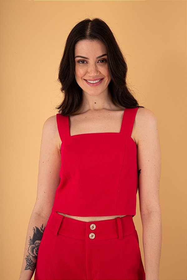 CROPPED LINHO BÁRBARA PINK