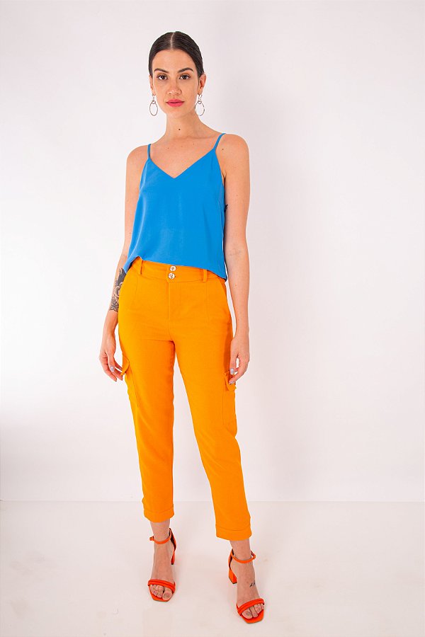 NEW CALÇA BÁRBARA LARANJA