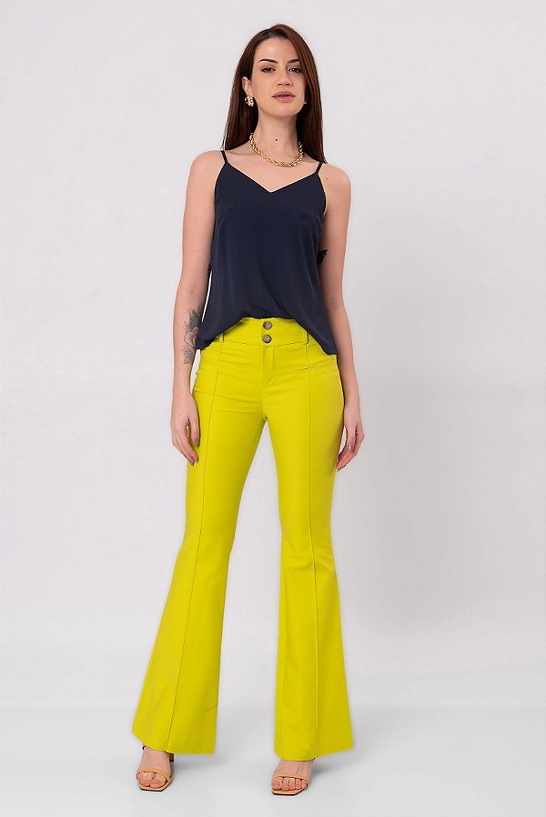 CALÇA FLARE SARJA GABRIELA LIMA