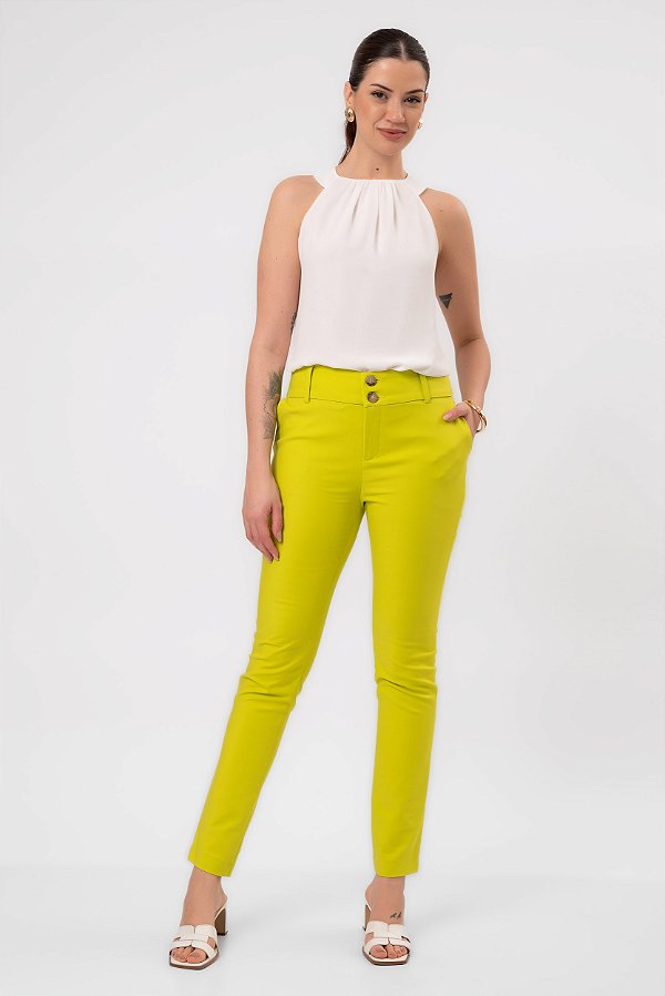 CALÇA SKINNY SARJA GABRIELA VERDE LIMA