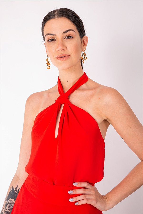 REGATA FEMININO LIVIA VERMELHO