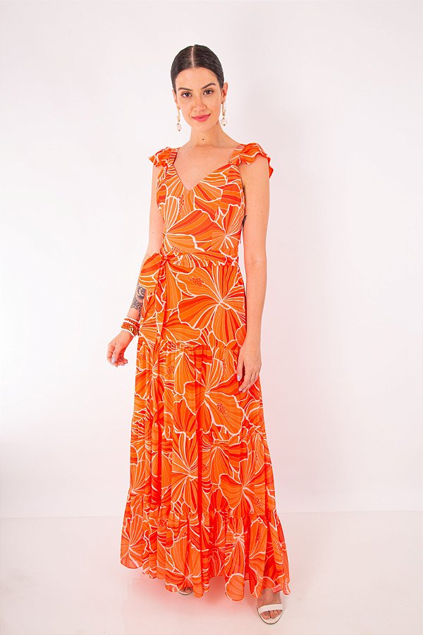 VESTIDO CREPE ESTAMPADO BEATRIZ