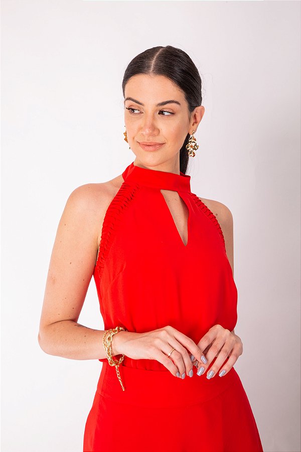 REGATA ALTA VERMELHA LAÍS