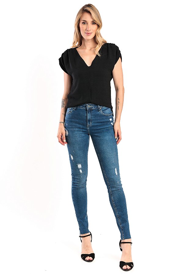 CALÇA SKINNY JEANS ISADORA
