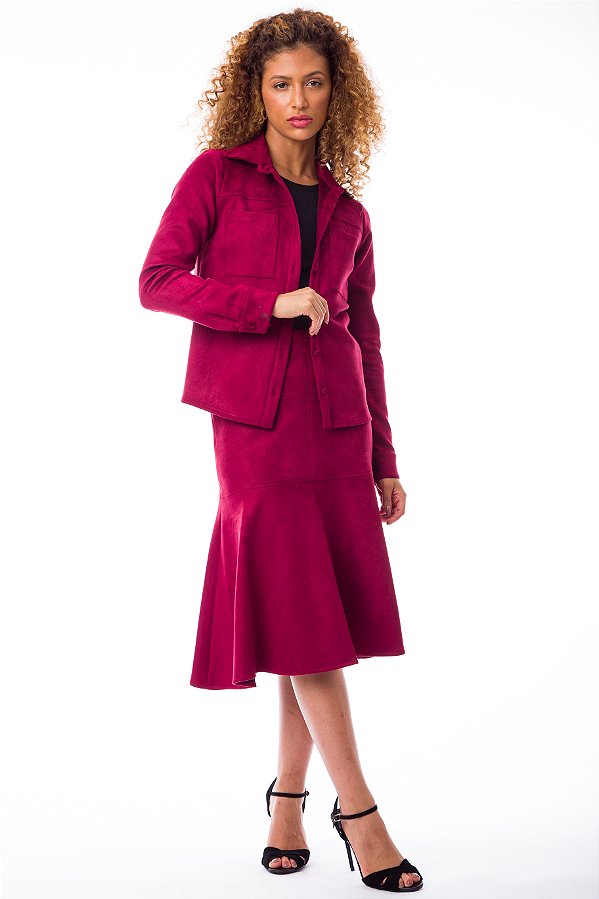 CAMISA SUEDE WINE MARIAH