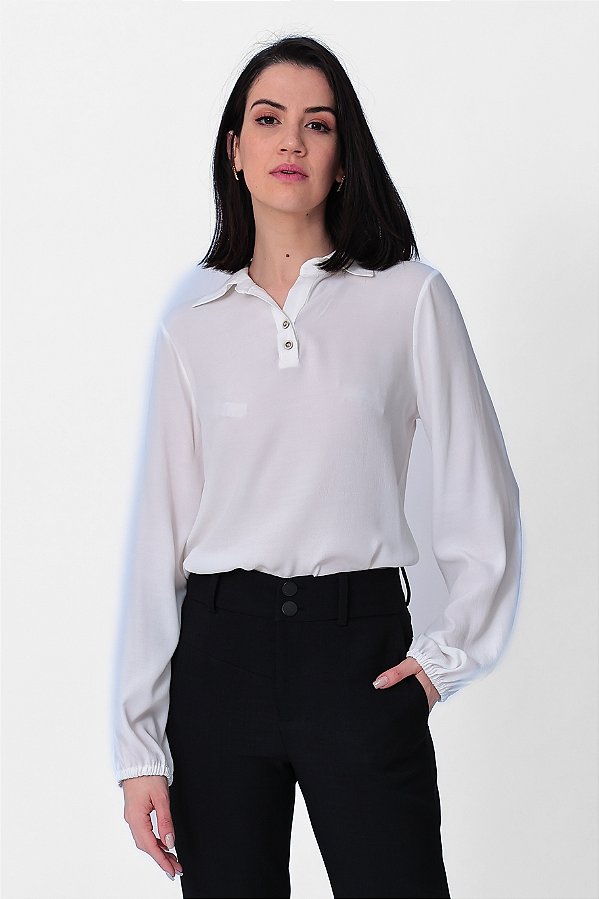 CAMISA MANGA LONGA OFF WHITE EVA
