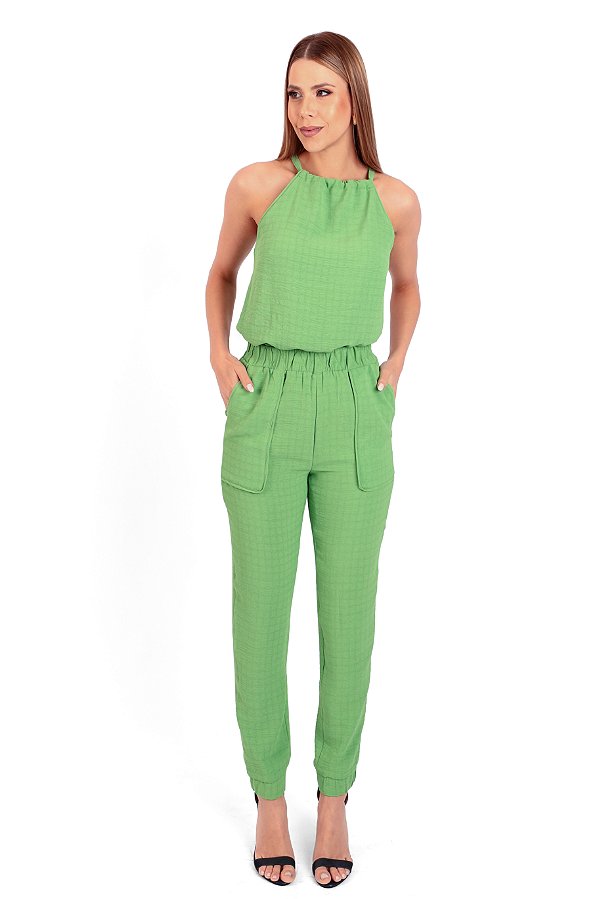 CALÇA CREPE VERDE MADALENA