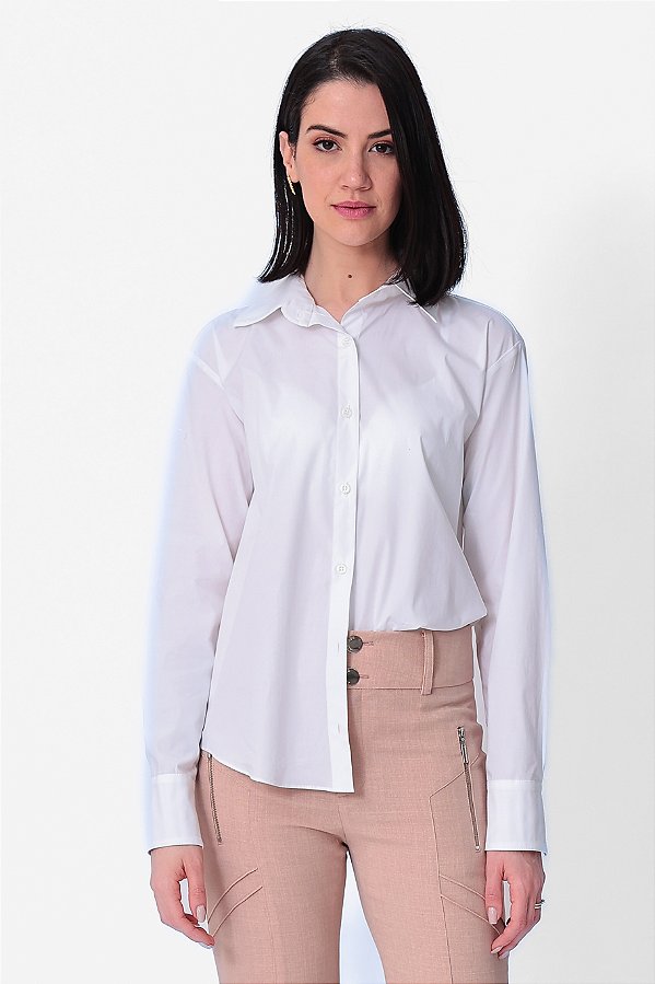 CAMISA BASIC CARINA OFF WHITE
