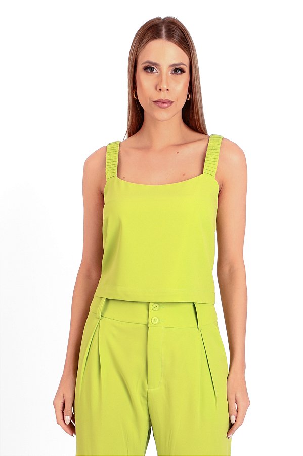 REGATA CREPE ALÇA DETALHE LIMA LARA