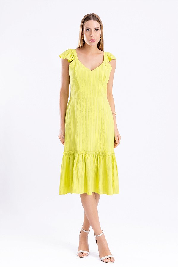 VESTIDO CREPE LIMA DANY