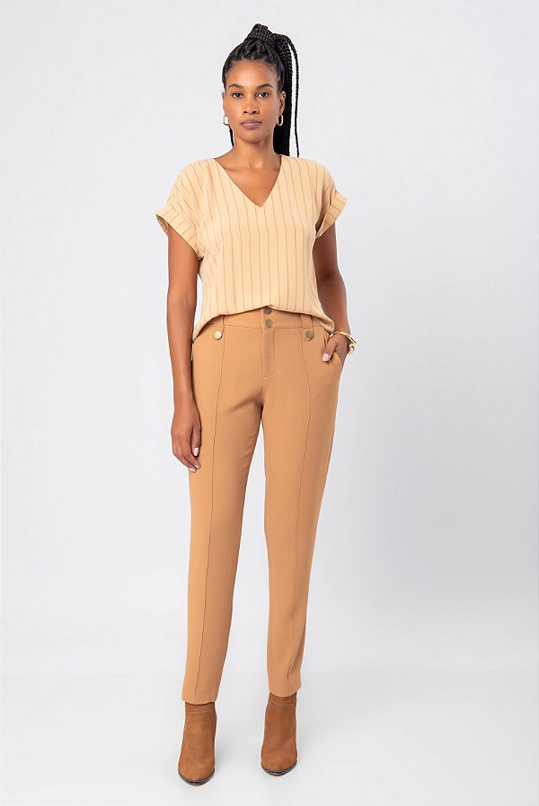 CALÇA CAMEL EMILY