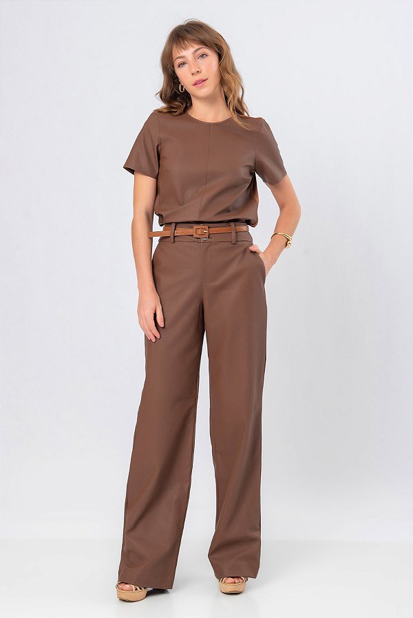 CALÇA MARROM LÍVIA