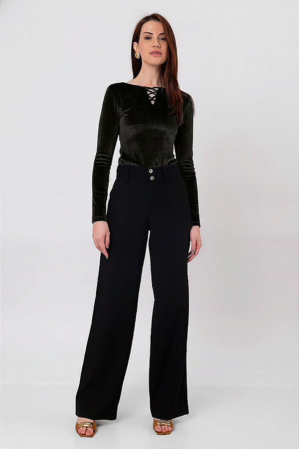 BODY VELVET SPAN PRETO