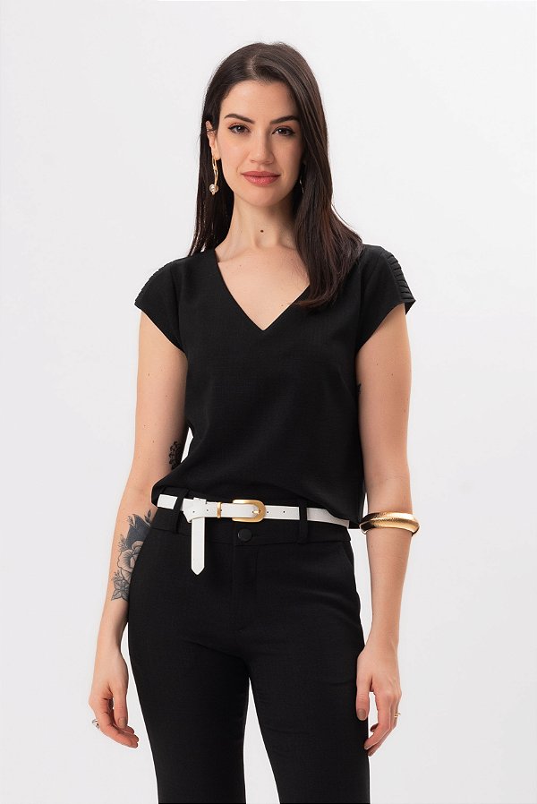 BLUSA CREPE PRETO RAYSSA