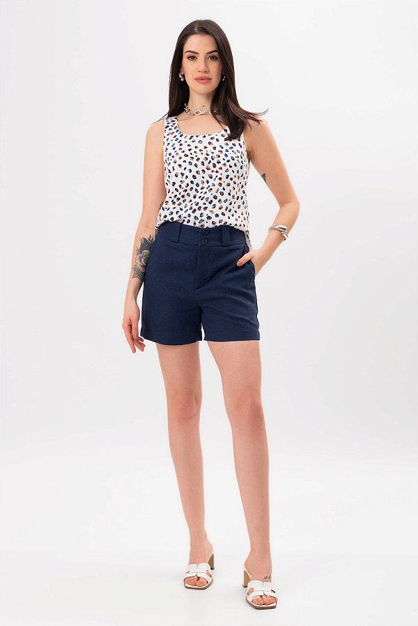 SHORT AZUL MARINHO SABRINA