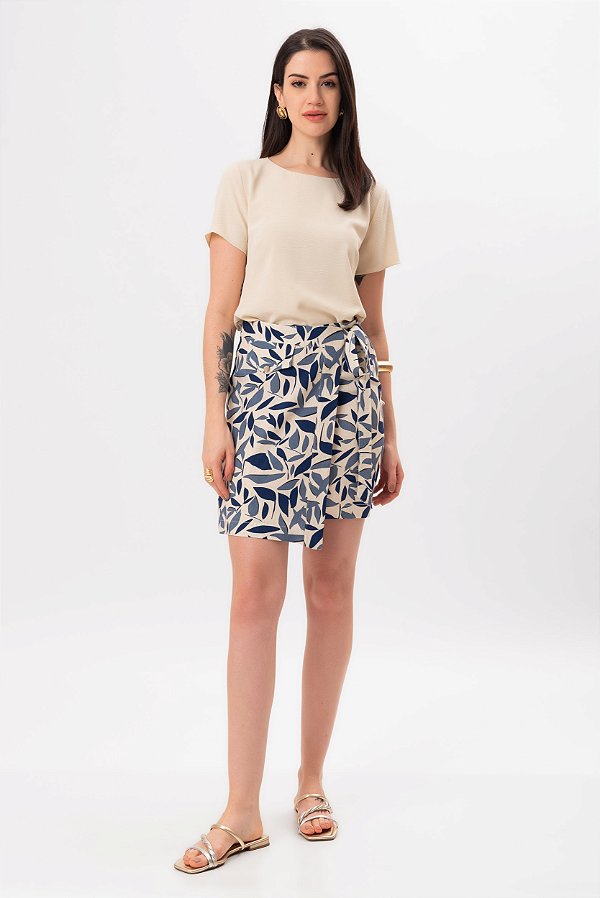 BLUSA CREPE CREME LAILA