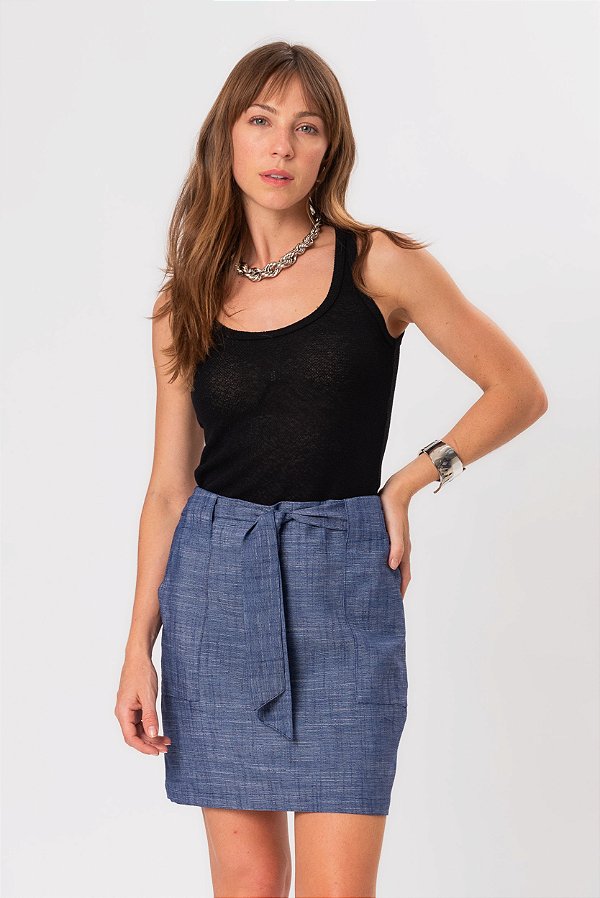 REGATA TRICOT PRETO SOFIA