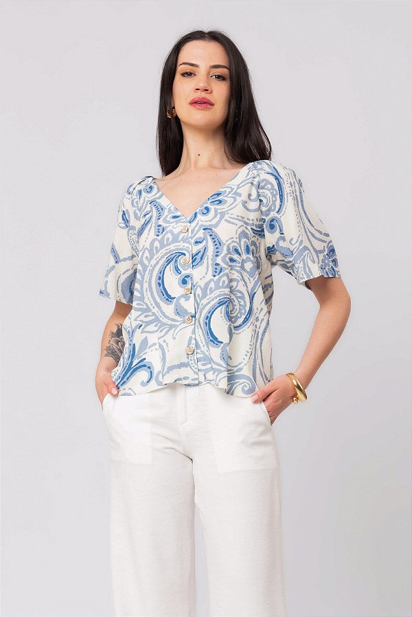 BLUSA ESTAMPADA BRISA DE VERÃO