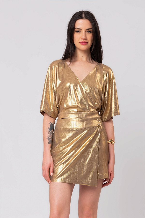 BLUSA GOLD SHINE