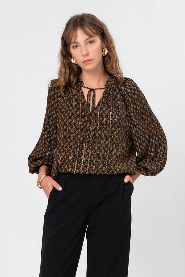 BATA ESTAMPADA ÉTNICO SHINE