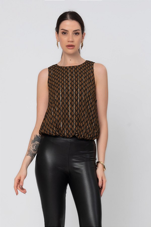 REGATA ESTAMPADA ÉTNICO SHINE