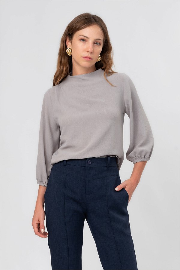 BLUSA MANGA 3/4 MELINA GREY