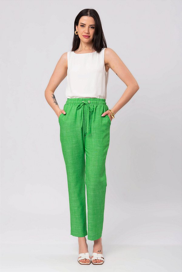 CALÇA VERDE TATY