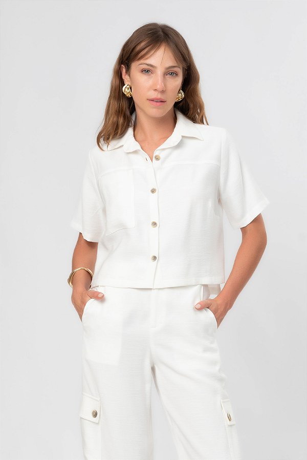 CAMISA OFF WHITE INFINITY