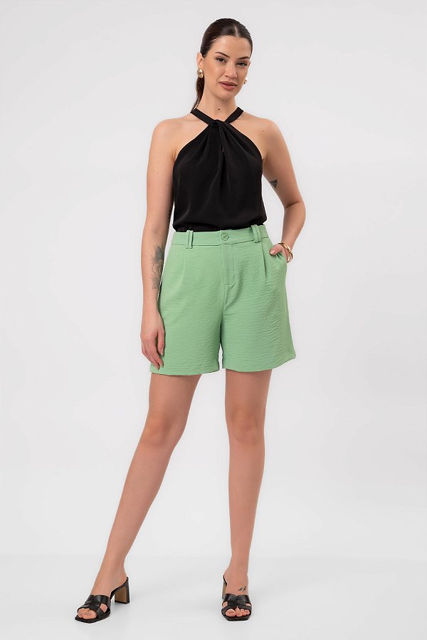 SHORT CREPE SUNSET VERDE