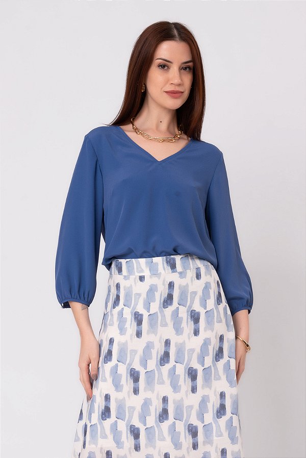 BLUSA MANGA 3/4 ALICE DENIM