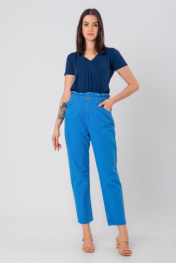 CALÇA SARJA MYKONOS BLUE