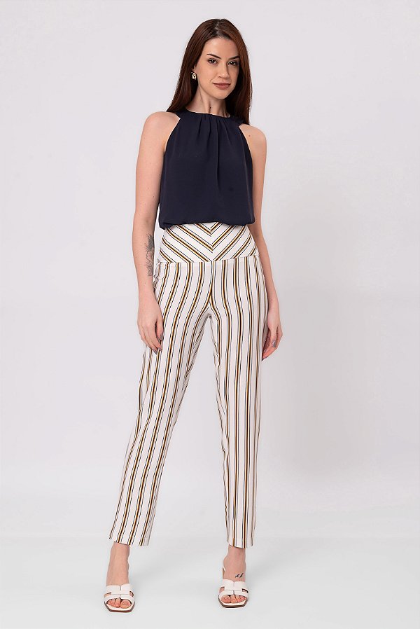 CALÇA SKINNY DORIS OFF WHITE