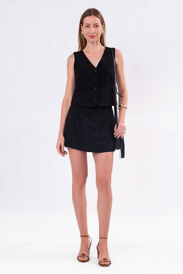 SHORT SAIA ISADORA PRETO