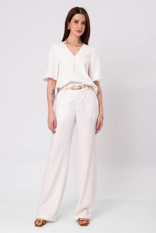 CALÇA ISADORA OFF WHITE