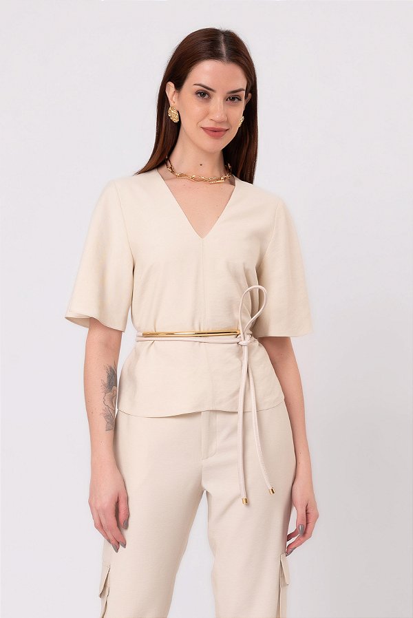 BLUSA ISADORA LIGHT CREAM