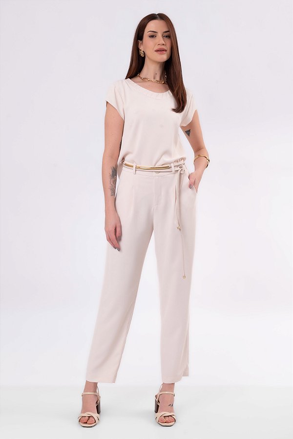 CALÇA ANA LÍVIA CREAM