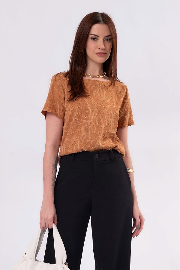 BLUSA ALINE OCRE