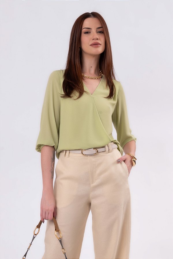 BLUSA 3/4 VIRGINIA GREEN FRESH