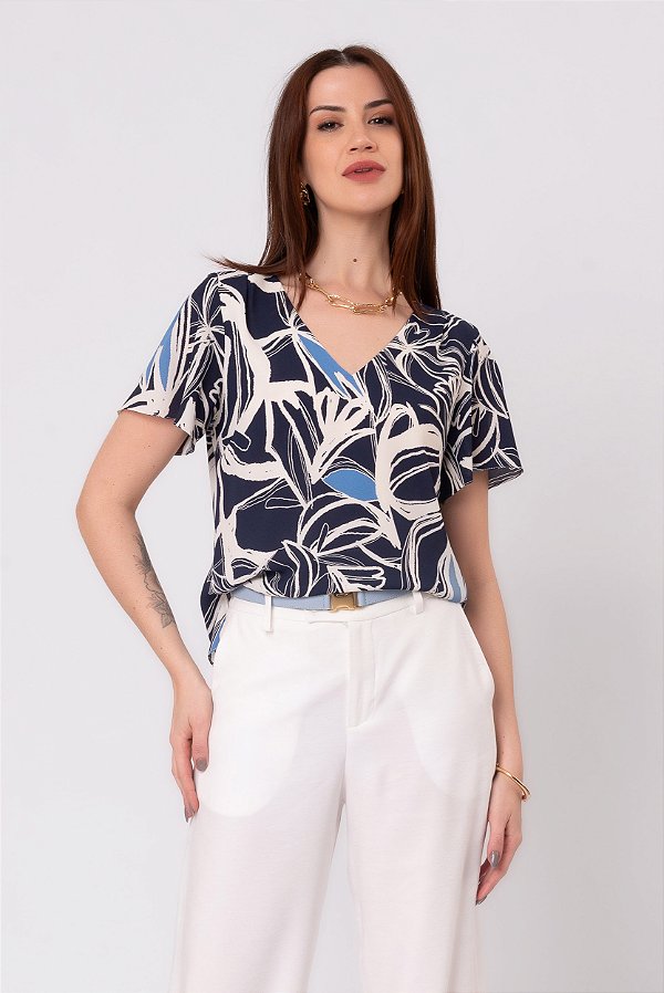 BLUSA ESTAMPADA LUAR