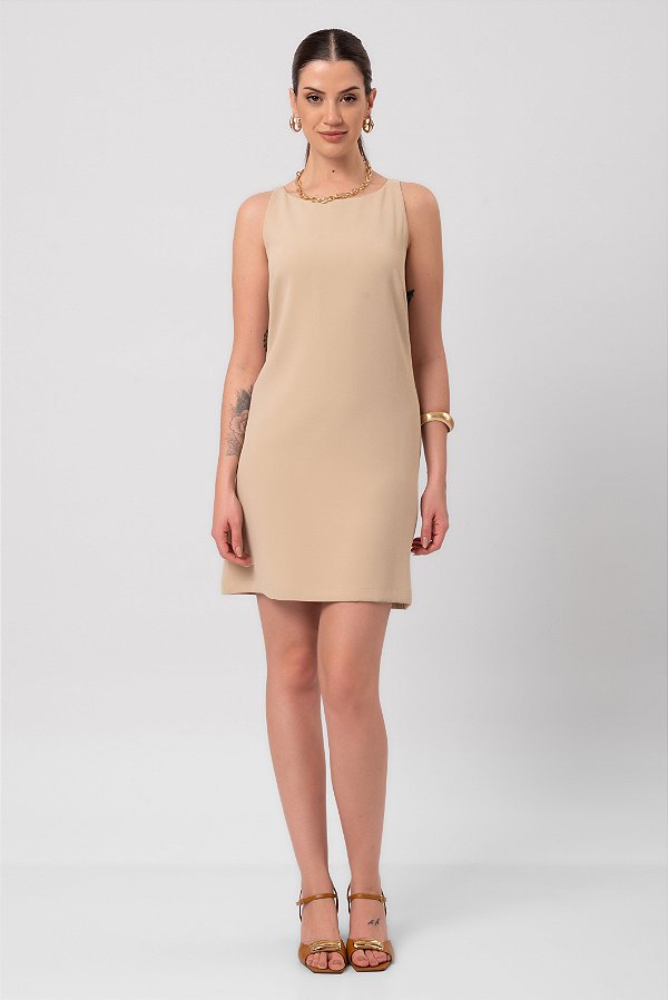 VESTIDO NEW PATY BEGE