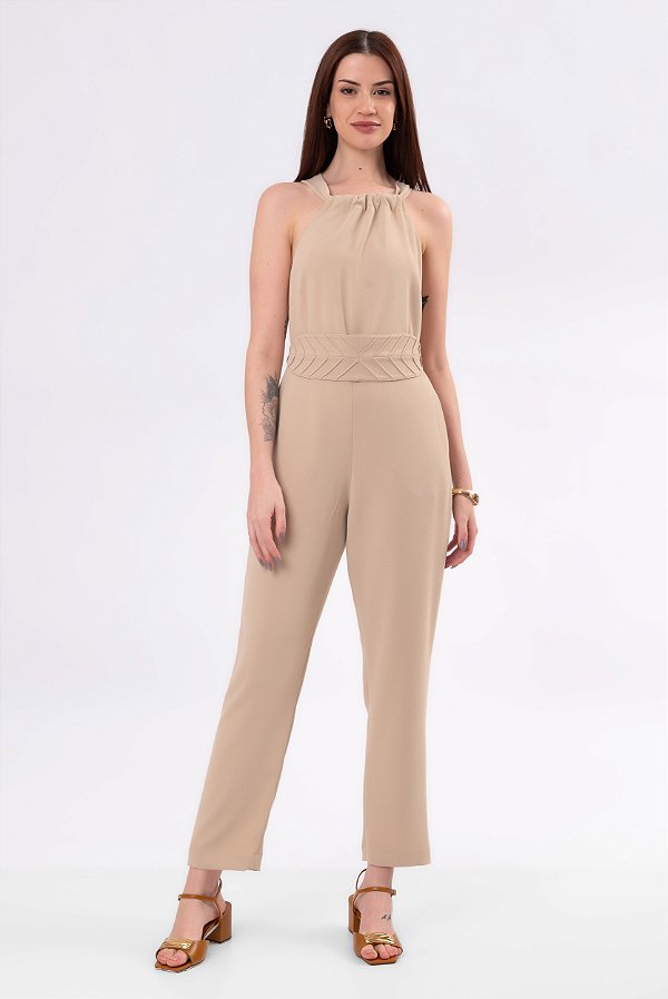 MACACÃO NEW PATY BEGE