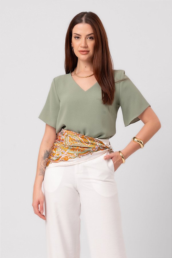 BLUSA ALÍCIA LIGHT GREEN