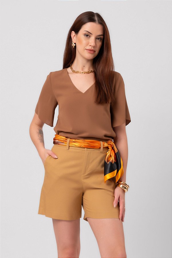 BLUSA ALÍCIA SUMMER BROWN