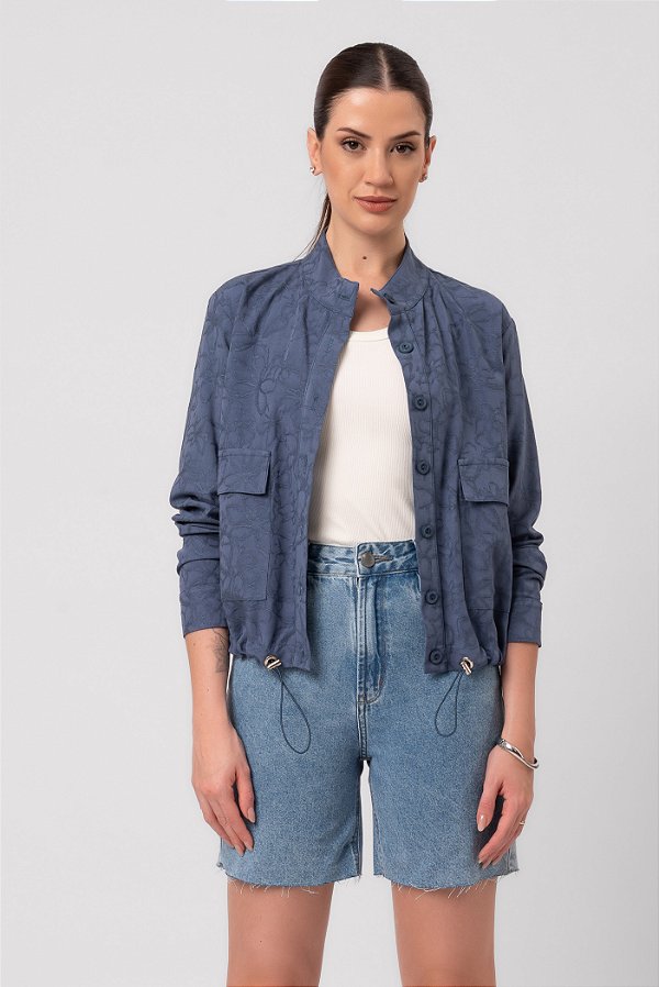 JAQUETA JASMIM AZUL DENIM