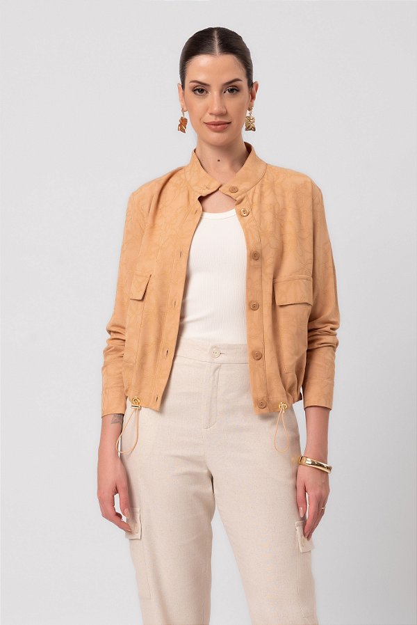JAQUETA JASMIM OCRE