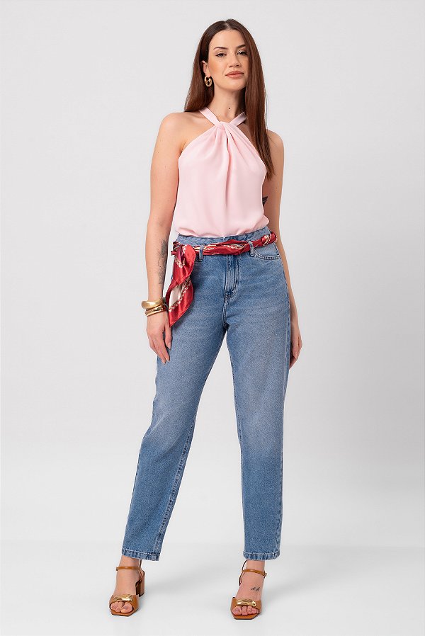 CALÇA MOM SKY JEANS