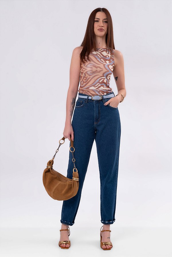 CALÇA MOM JEANS MELISSA