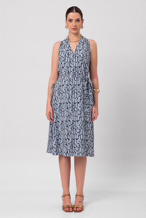 VESTIDO BLUE VIBES ESTAMPADO
